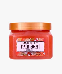 peach sorbet shea sugar scrub