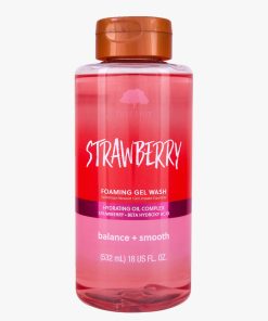 strawberry foaming gel wash